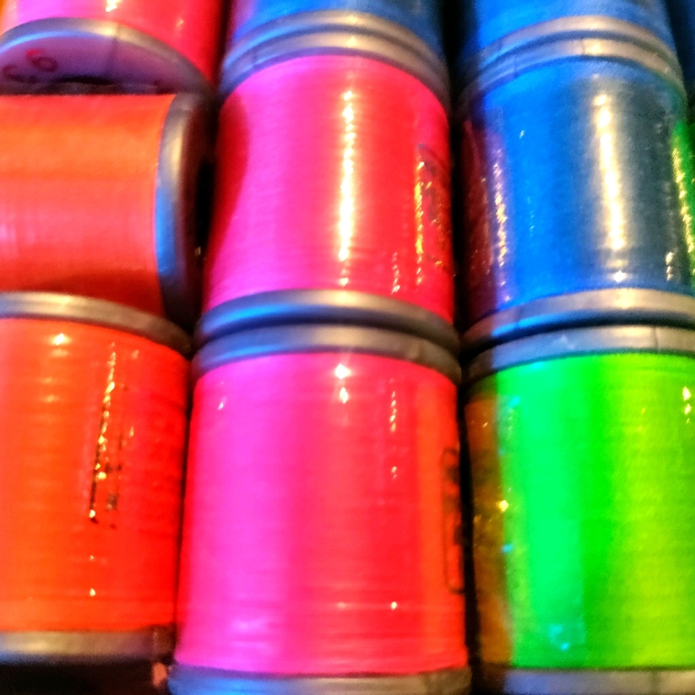 Vintage Retro Neon  thread. Selling seperately.